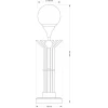 Настольный светильник KUTEK BARI BAR-LG-1(P) Настольный светильник KUTEK BARI BAR-LG-1(P)