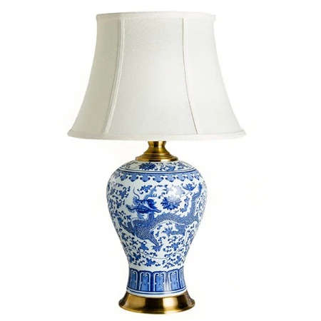 Настольная лампа Loft-Concept Blue & White Chinoiserie 43.034-0