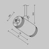 Аксессуар Maytoni Technical CA013IC-P-B Аксессуар Maytoni Technical CA013IC-P-B