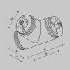 Аксессуар Maytoni Technical CA015TC-B Аксессуар Maytoni Technical CA015TC-B