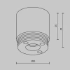 Аксессуар Maytoni Technical CA021EC-B Аксессуар Maytoni Technical CA021EC-B