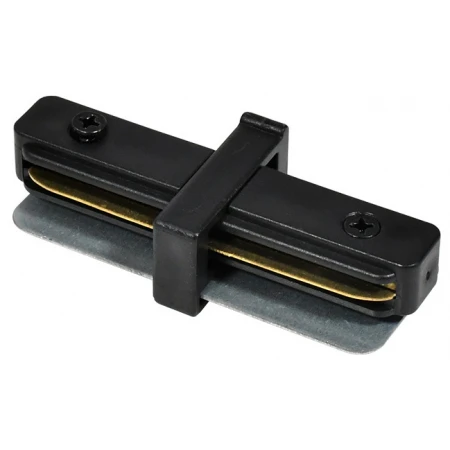 Коннектор прямой Hesby Lighting Skylite для  накладного шинопровода 220В, чёрный HSBL_0004