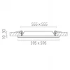Светодиодная панель Zocco Lightstar 224364 Светодиодная панель Zocco Lightstar 224364