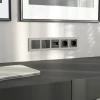 Рамка Werkel Senso на 5 постов дымчатый стекло soft-touch W0053117 4690389214301 Рамка Werkel Senso на 5 постов дымчатый стекло soft-touch W0053117 4690389214301