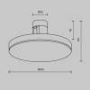 Трековый светильник Maytoni Technical TR152-1-7W4K-PT Трековый светильник Maytoni Technical TR152-1-7W4K-PT