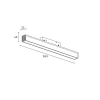 Трековый линейный светильник Hesby Lighting ElDeko, 12Вт-4000К, чёрный HSBL_0078 Трековый линейный светильник Hesby Lighting ElDeko, 12Вт-4000К, чёрный HSBL_0078