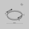 Трековый светильник Maytoni Technical TR227-2-24W3K-B Трековый светильник Maytoni Technical TR227-2-24W3K-B