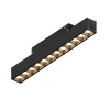 Трековый линейный светильник направленного света Hesby Lighting ElDeko 220мм-3000К, 12Вт, черный HSBL_0146 Трековый линейный светильник направленного света Hesby Lighting ElDeko 220мм-3000К, 12Вт, черный HSBL_0146