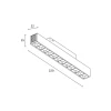 Трековый линейный светильник направленного света Hesby Lighting ElDeko 220мм-3000К, 12Вт, черный HSBL_0146 Трековый линейный светильник направленного света Hesby Lighting ElDeko 220мм-3000К, 12Вт, черный HSBL_0146