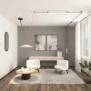 Трековый светильник Denkirs Belty Flow DK5668-WH+BK Трековый светильник Denkirs Belty Flow DK5668-WH+BK