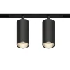 GRAFFIT Трековый светильник TWIN-SPOT LED 48В 2x6Вт 4000К CRI90 15° NO-DIM угольно-черный GRAFFIT Трековый светильник TWIN-SPOT LED 48В 2x6Вт 4000К CRI90 15° NO-DIM угольно-черный