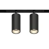 GRAFFIT Трековый светильник TWIN-SPOT LED 48В 2x6Вт 4000К CRI90 50° NO-DIM угольно-черный GRAFFIT Трековый светильник TWIN-SPOT LED 48В 2x6Вт 4000К CRI90 50° NO-DIM угольно-черный