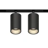 GRAFFIT Трековый светильник TWIN-SPOT LED 48В 2x10Вт 4000К CRI90 36° NO-DIM угольно-черный GRAFFIT Трековый светильник TWIN-SPOT LED 48В 2x10Вт 4000К CRI90 36° NO-DIM угольно-черный