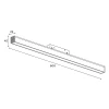 Трековый линейный светильник Hesby Lighting ElDeko, 24Вт-4000К, чёрный HSBL_0080 Трековый линейный светильник Hesby Lighting ElDeko, 24Вт-4000К, чёрный HSBL_0080