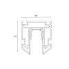 Шинопровод Hesby Lighting под натяжной потолок ElDeko, 48В-1м, чёрный HSBL_0072 Шинопровод Hesby Lighting под натяжной потолок ElDeko, 48В-1м, чёрный HSBL_0072
