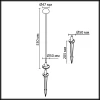Уличный светильник Odeon Light Nature 7122/4GL Уличный светильник Odeon Light Nature 7122/4GL