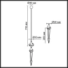 Уличный светильник Odeon Light Nature 7123/1GL Уличный светильник Odeon Light Nature 7123/1GL