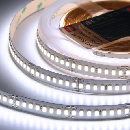 Лента светодиодная ELFLED PRO140, 192/м (2835), 24В, 18Вт/м, 5м, белый 6500-7000К ELFLED-24192-PRO140w