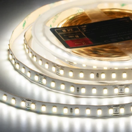 Лента светодиодная ELFLED PRO140, 128/м (2835), 24В, 12Вт/м, 5м, белый нейтральный 4000-4500К ELFLED-24128-PRO140nw
