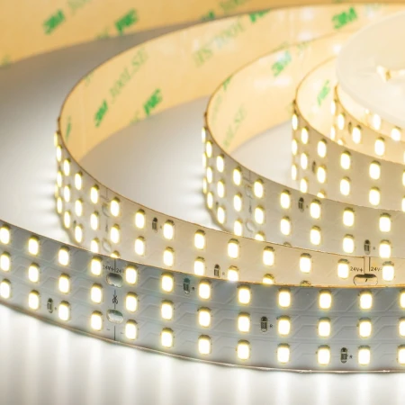 Лента светодиодная ELFLED PRO140, 336/м (2835), 24В, 30Вт/м, 3м, 3ряда, белый нейтральный 4000-4500К ELFLED-24336-PRO140/3-nw