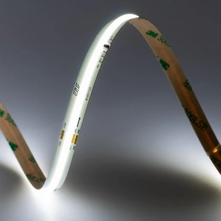 Лента светодиодная ELFLED 480COB диодов, 24В, 5м, ширина 4мм, белый нейтральный 4000-4500К ELFLED-480COB-4-nw4K-24