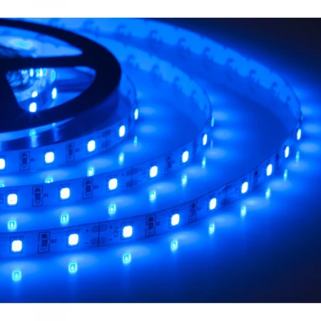Лента светодиодная ELF 300SMD диодов (2835), 12В, 5м, синяя ELF-300SMD2835NWB