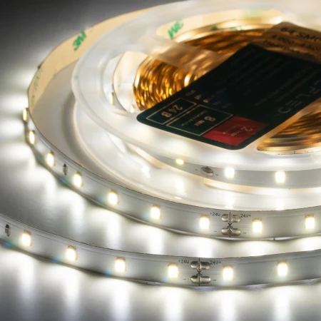 Лента светодиодная ELFLED PRO140, 64/м (2835), 24В, 6Вт/м, 5м, белый нейтральный 4000-4500К ELFLED-24064-PRO140nw