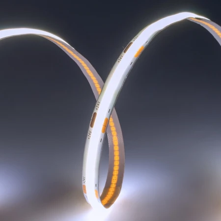 Лента светодиодная ELFLED 512COB диодов, 24В, 5м, ширина 8мм, белый нейтральный 4000-4500К ELFLED-512COB-8-nw4K-24