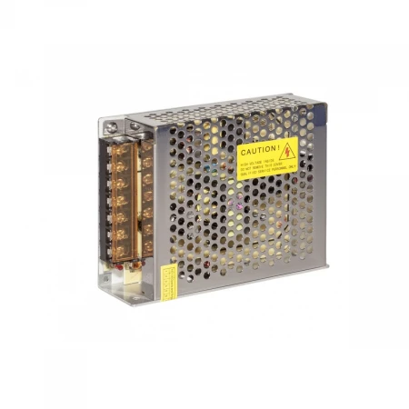 Блок питания интерьерный ELF, 12В, 100Вт, компактный металлический перфорированный корпус ELF-12E100BEmini