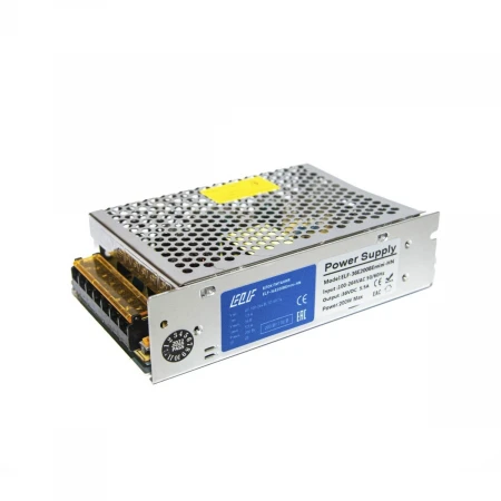 Блок питания интерьерный ELF, 36В, 200Вт, компактный металлический перфорированный корпус (HN) ELF-36E200BEmini-HN