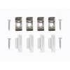 Профиль врезной LEDS POWER СПВ17-2507 алюм. черный с призм.рассеивателем 2м 008424