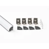 Профиль угловой LEDS POWER СПУ1616 алюм. черный с призм.рассеивателем 2м 008226