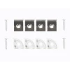 Профиль угловой LEDS POWER СПУ1616 алюм. анод-й с матовым рассеивателем 2м 008134