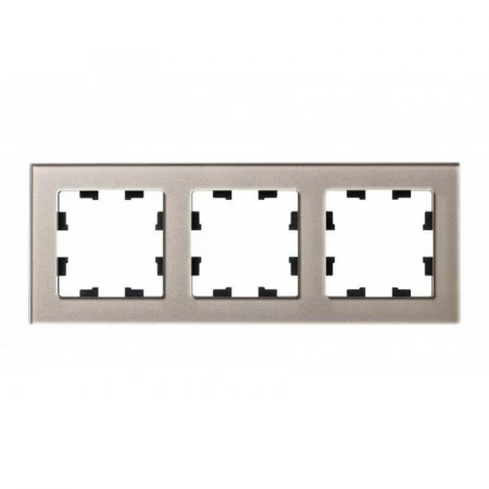Рамка 3-постовая Systeme Electric AtlasDesign Nature шампань ATN320503