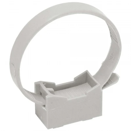 ELASTA Хомутный держатель со стяжкой CFF2 32-63мм серый IEK CTA10MP-CFF263-K41-100