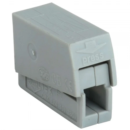 Строительно-монтажная клемма СМК 224-101 для светильников IEK UKZ50-101-001