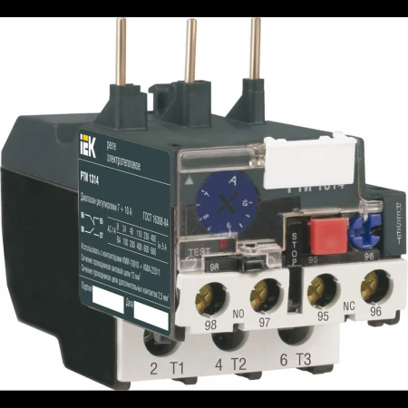 Реле РТИ-1306 электротепловое 1-1,6А IEK DRT10-0001-D016