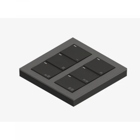 PNL Беспроводная панель TY 6 клавиш глубокий графит