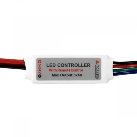 Мини-контроллер RGB ELF с радиоуправлением, 12/24В, 2А/канал ELF-RF-miniController