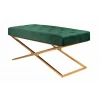 Банкетка ArtHomeDecor Cross ID-78 GL Green