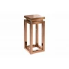 Консоль ArtHomeDecor Tower YJF-017 стекло 30*30*70 янтарный