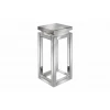 Консоль ArtHomeDecor Tower YJF-017 стекло 30*30*70 серебристый Консоль ArtHomeDecor Tower YJF-017 стекло 30*30*70 серебристый