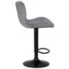 Стул барный DOBRIN BARNY BLACK (серый велюр (MJ9-75)) 5022_BlackBase-LM BARNY BLACK Стул барный DOBRIN BARNY BLACK (серый велюр (MJ9-75)) 5022_BlackBase-LM BARNY BLACK