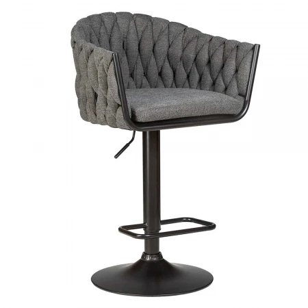 Стул барный DOBRIN LEON (графитовая ткань (LAR-275-21)) 9690-LM LEON