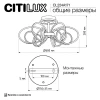 Потолочная светодиодная люстра Citilux Salma Smart CL224A171 Потолочная светодиодная люстра Citilux Salma Smart CL224A171