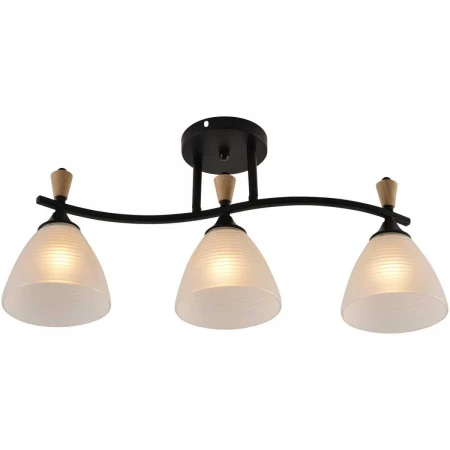 Люстра Reluce 01589-3.3-03B BK+WOOD
