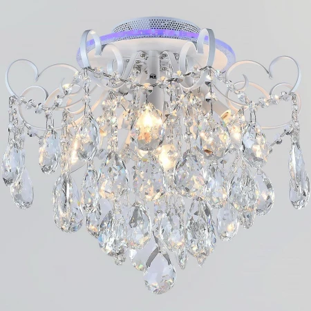 Потолочная люстра Reluce 04024-0.3-04 WH+SILVER PN+RGB