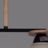 Потолочная люстра Reluce 11630-0.3-02 BK+WOOD Потолочная люстра Reluce 11630-0.3-02 BK+WOOD