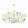 Подвесная люстра Arte Milano Florentia-3387 303387/8 Wh/Gd Подвесная люстра Arte Milano Florentia-3387 303387/8 Wh/Gd