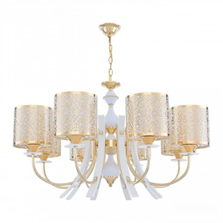 Подвесная люстра Arte Milano Florentia-6067 306067/8 Wh/Gd Подвесная люстра Arte Milano Florentia-6067 306067/8 Wh/Gd